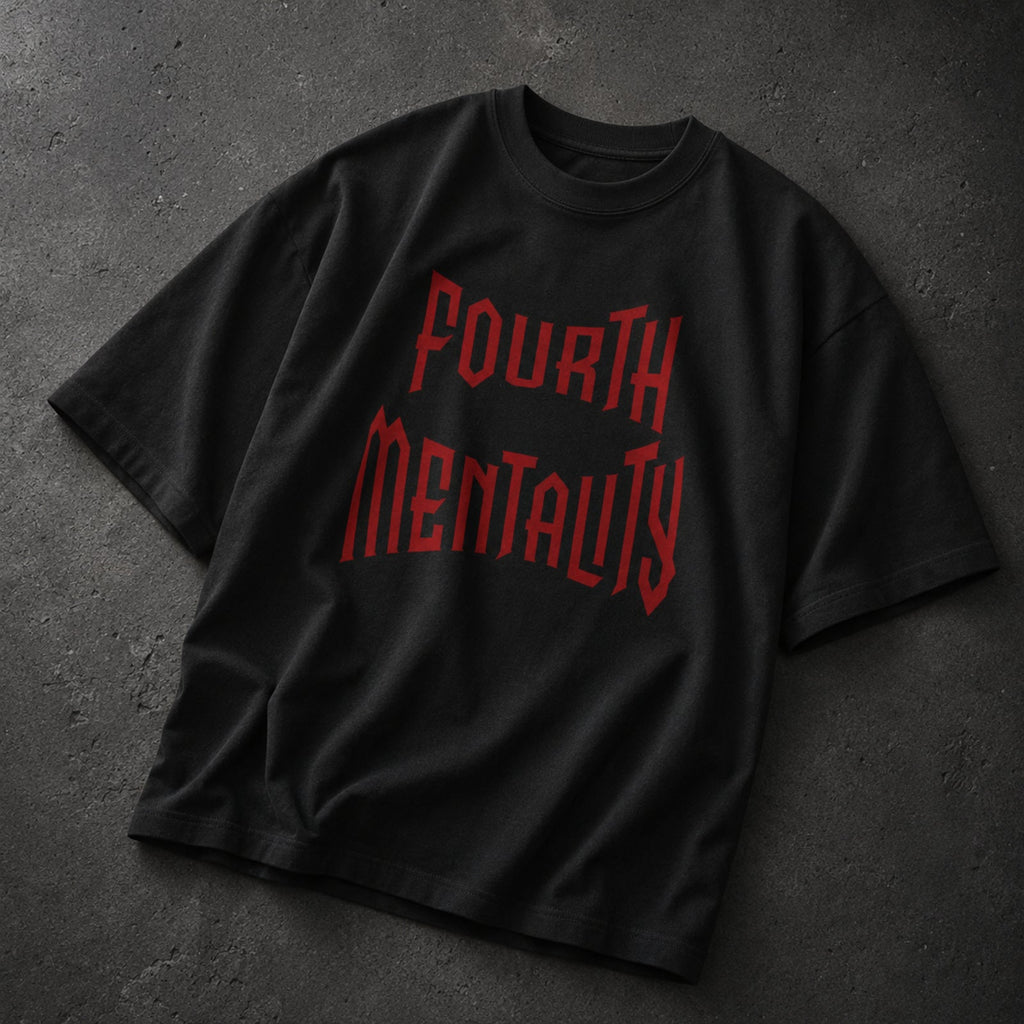 Fourth Chapel Boxy T-Shirt Black – premium front detail