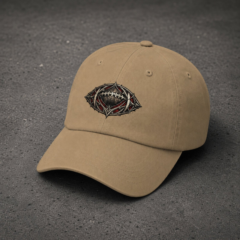 Fourth Chapel Dad Hat Khaki – three-quarter view