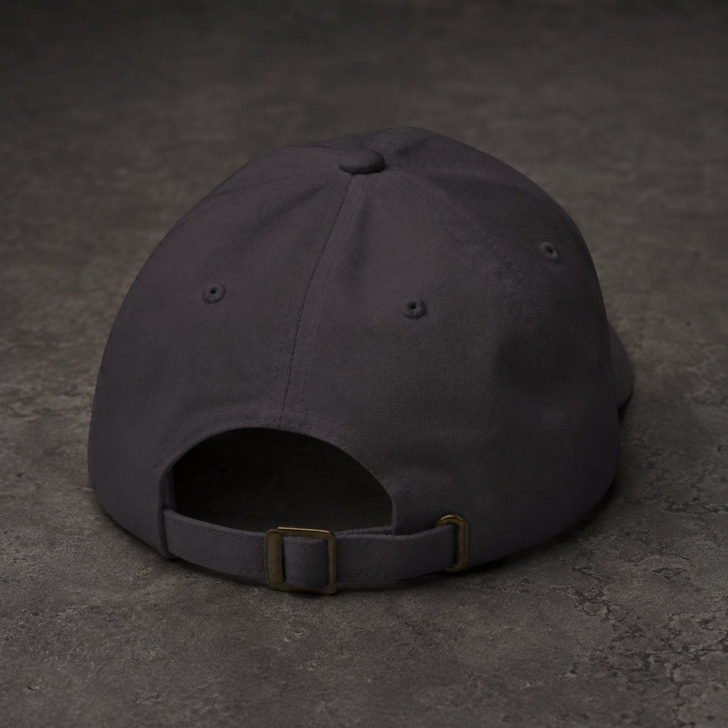 Fourth Chapel Dad Hat Dark Grey – rear closure