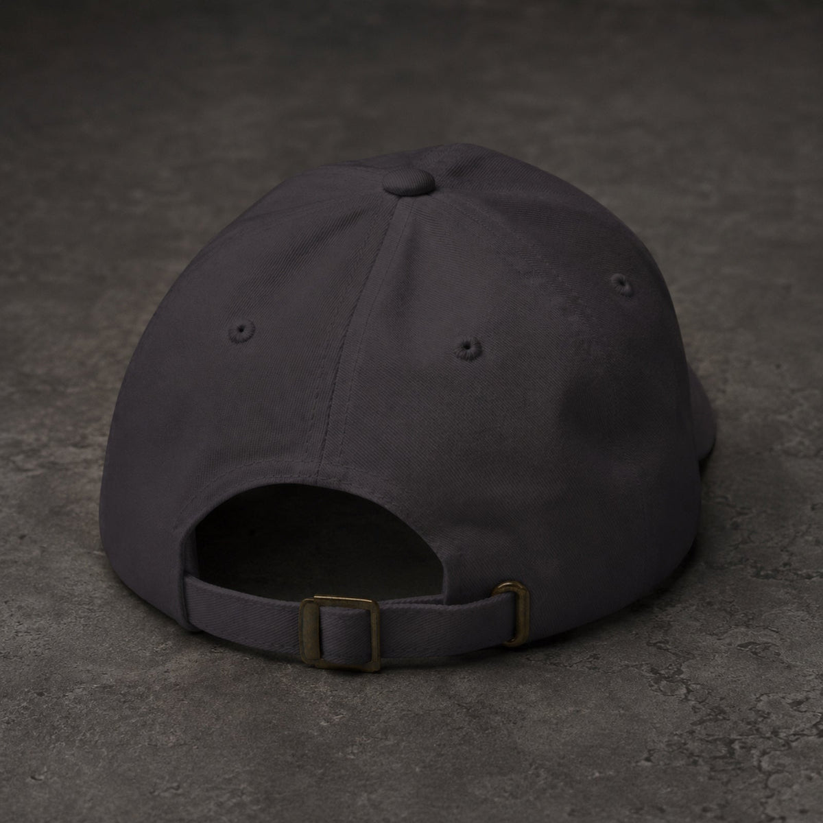 Fourth Chapel Dad Hat Dark Grey – rear closure