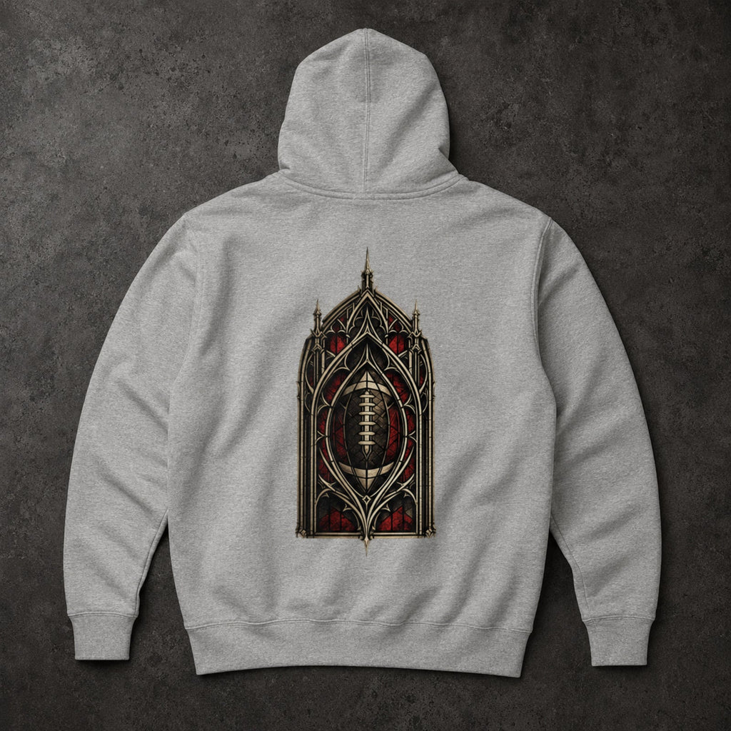 Fourth Chapel Hoodie Carbon Grey – back view