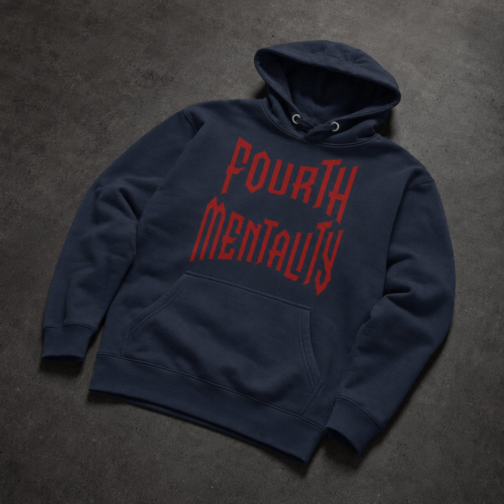 Fourth Chapel Hoodie Navy Blazer – premium front angle