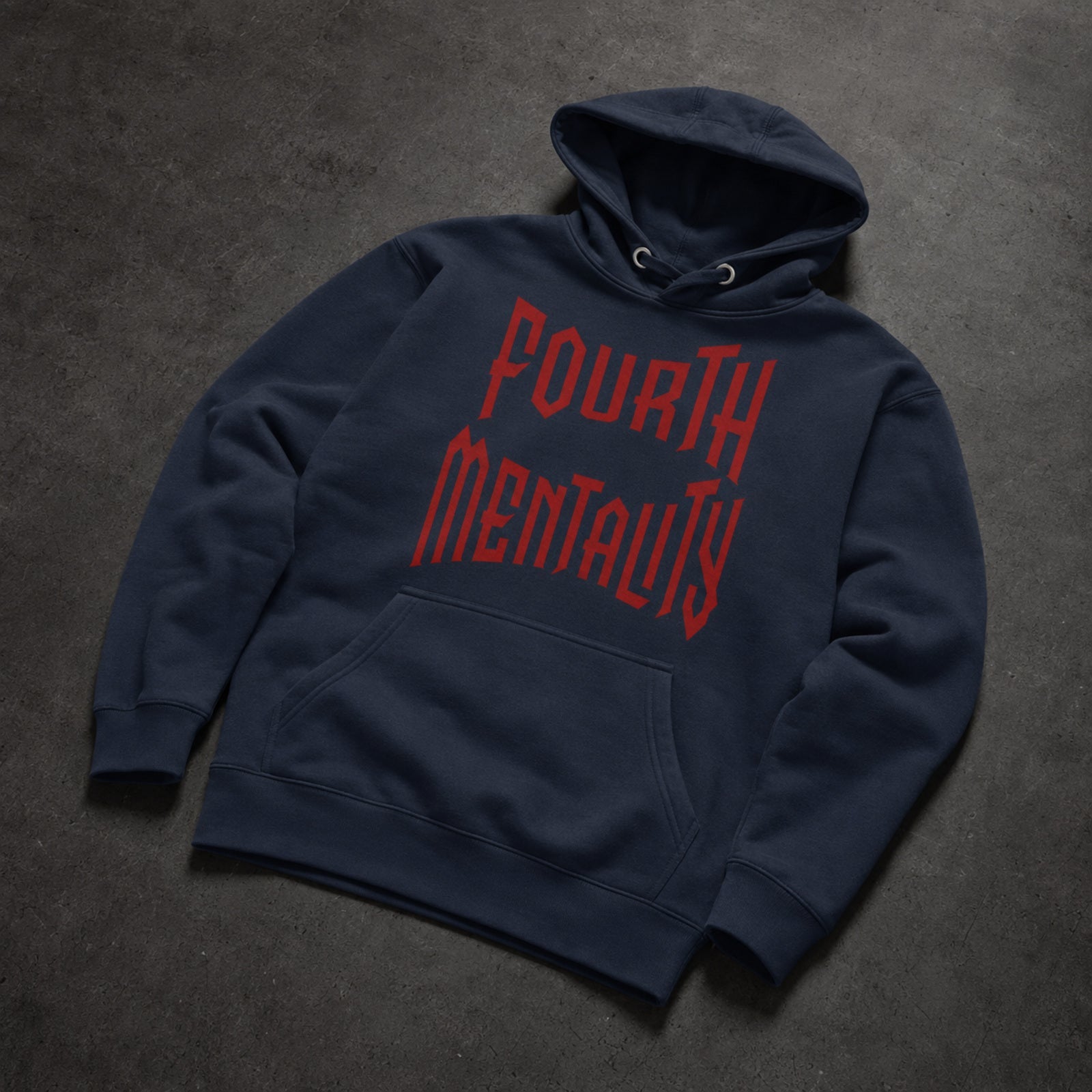 Fourth Chapel Hoodie Navy Blazer – premium front angle