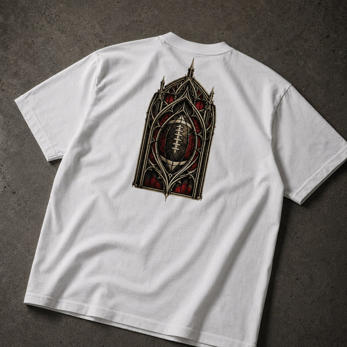 Fourth Chapel Boxy T-Shirt White – premium back detail