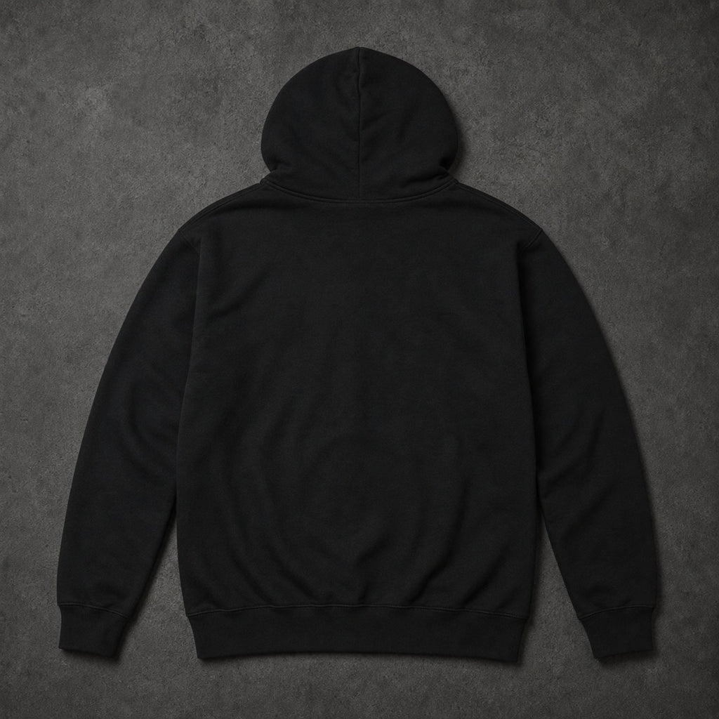 Fourth Worldwide Hoodie Black – back view