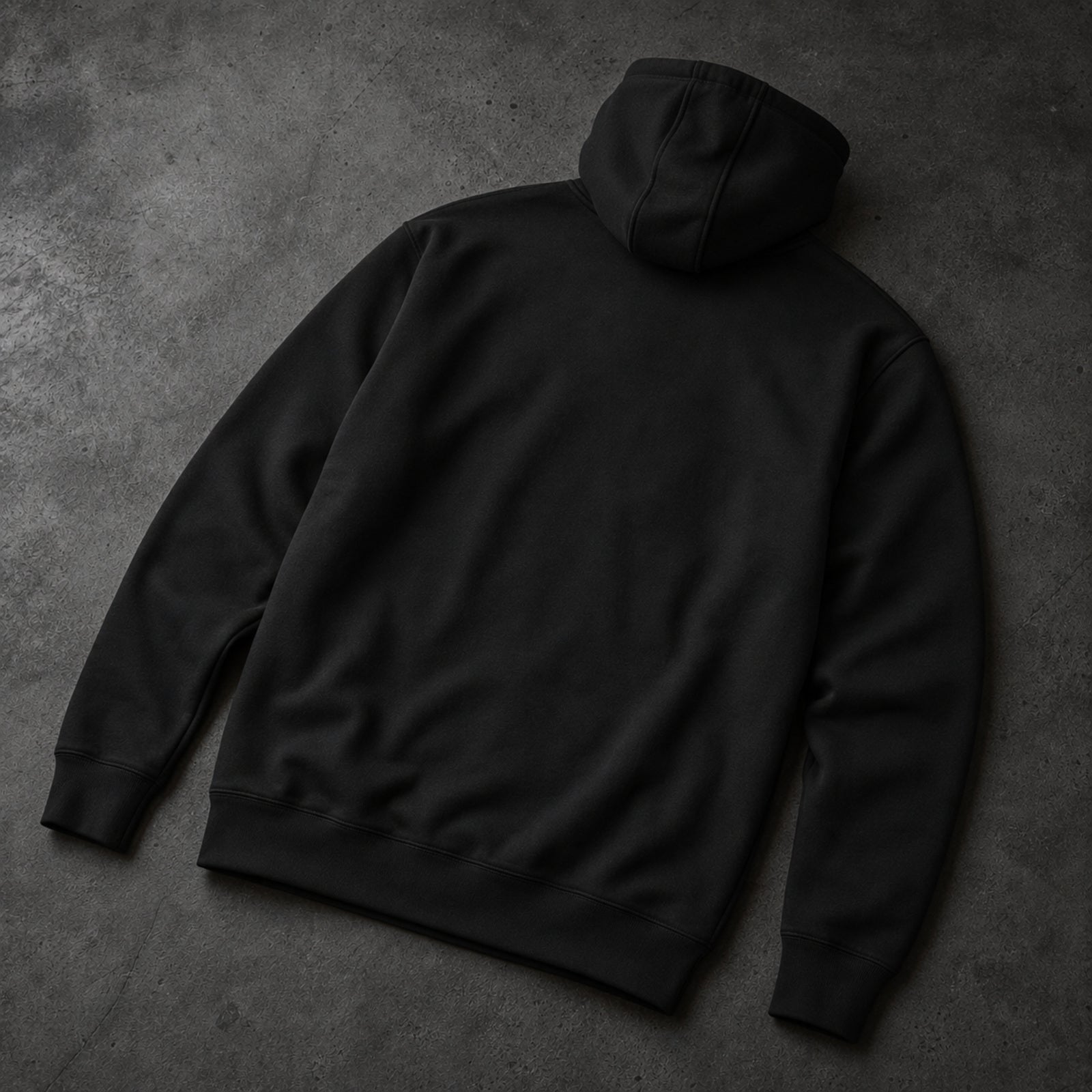 Fourth Worldwide Hoodie Black – premium back angle