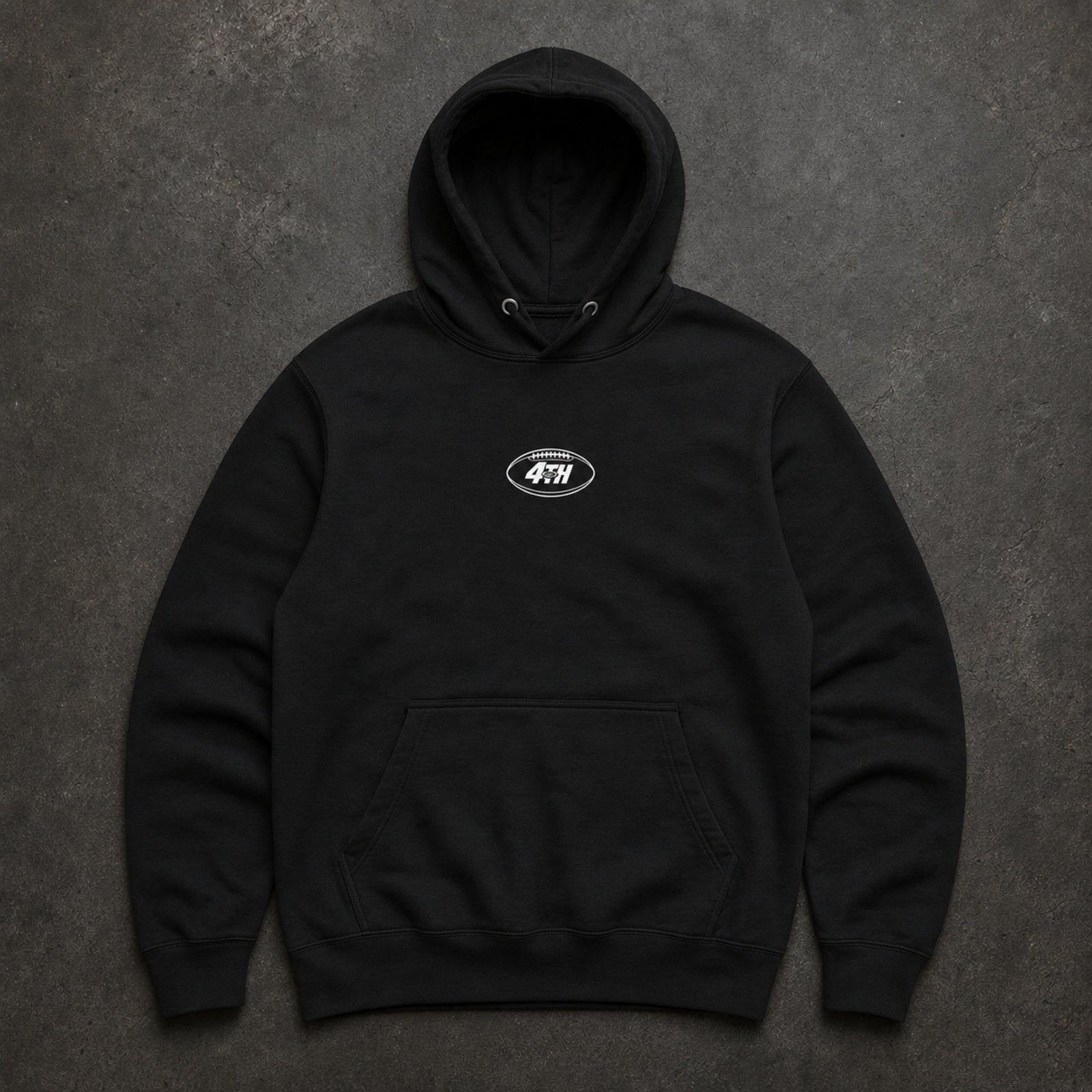 Mentality Discipline Focus Heavyweight Hoodie Black – front view