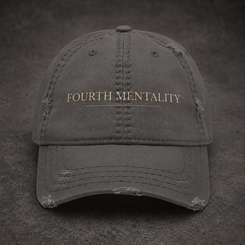 4TH Gallery Signature Dad Hat Grey – front view
