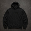 The Last Drive Heavyweight Hoodie – front flat lay